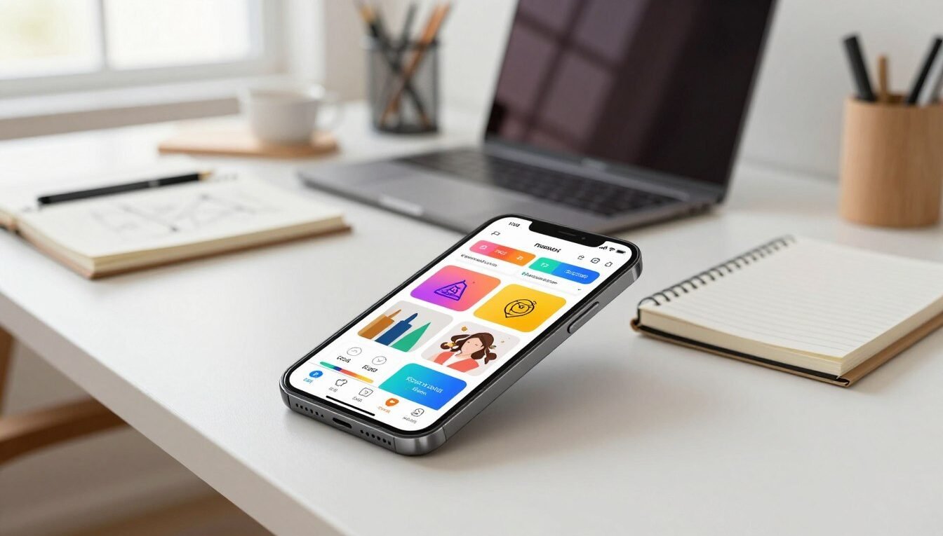 apps de design gráfico mobile para criadores de conteúdo